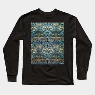 William Morris Peacock and Dragon Long Sleeve T-Shirt